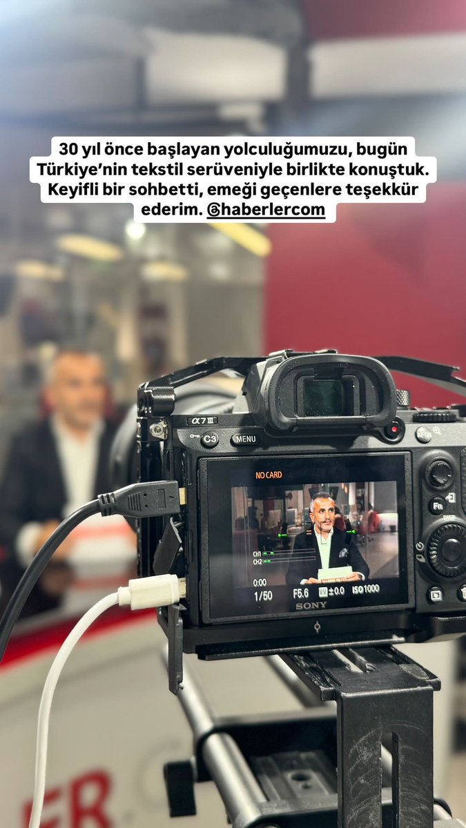 30 yıl önce başlayan yolculuğumuzu, bugün Türkiye’nin tekstil serüveniyle birlikte konuştuk. Keyifli bir sohbetti, emeği geçenlere teşekkür ederim.