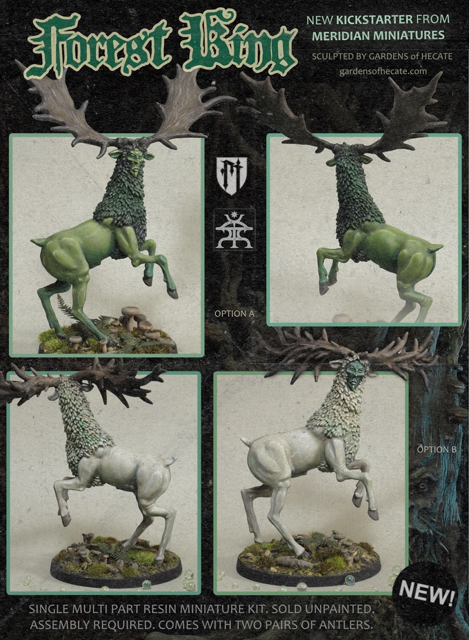 ontabletop's tweet photo. Welcome the coming of the Forest King from #MeridianMiniatures and #GardensOfHecate - a perfect new Fantasy figure for painters and wargamers https://t.co/G1gr5QCJz1 https://t.co/RTKIHnun8U