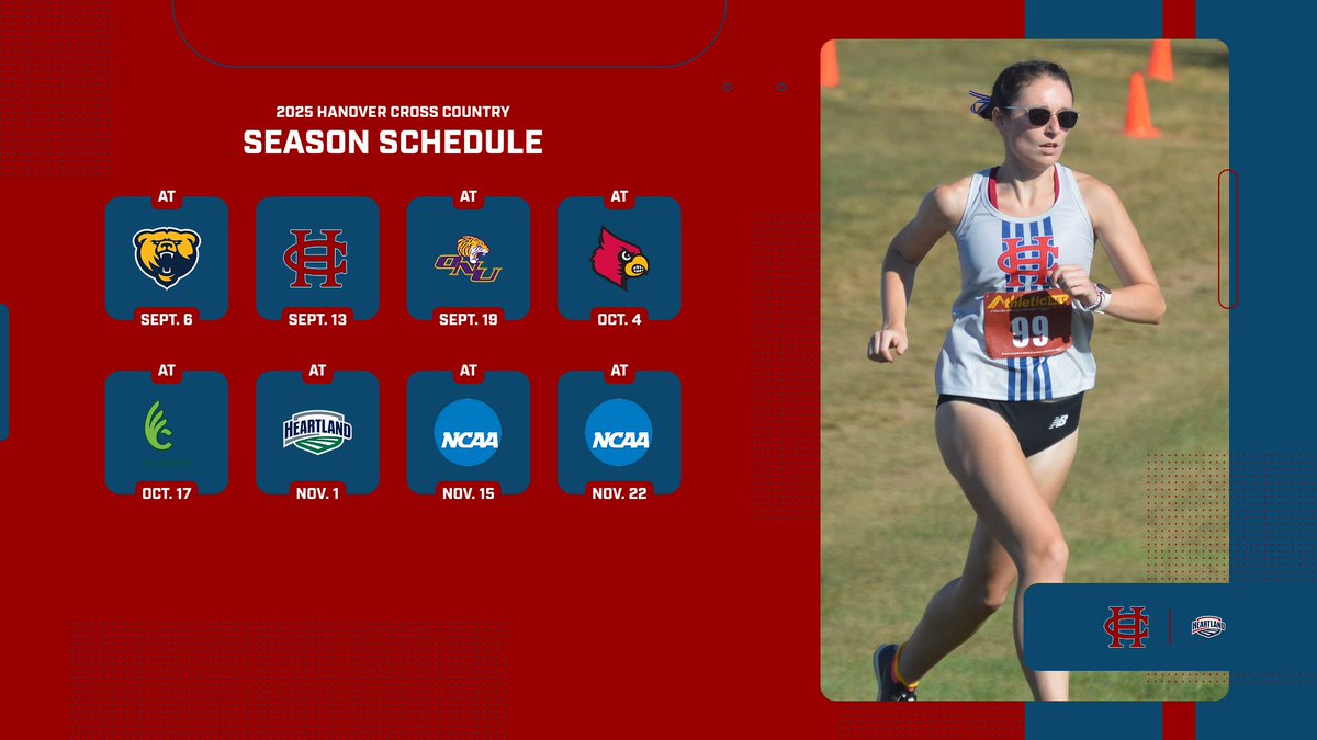 The Hanover 2025 Cross Country Schedule is Here! #StripeStandard