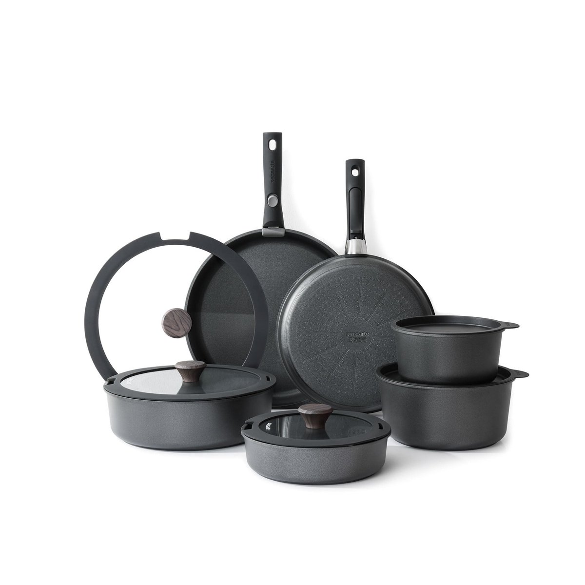 TopKitchensdeal's tweet image. 🔥SENSARTE 18pc Nonstick Cookware Set - NOW just $74.99 (52% OFF!)!🔥

Removable handle for easy storage &amp;amp; cleanup!
Plus, its amazing nonstick surface makes cooking a breeze! ✨
 #NonstickCookware #KitchenDeals #CookwareSale Grab yours before it’s gone!
Grab it here:…