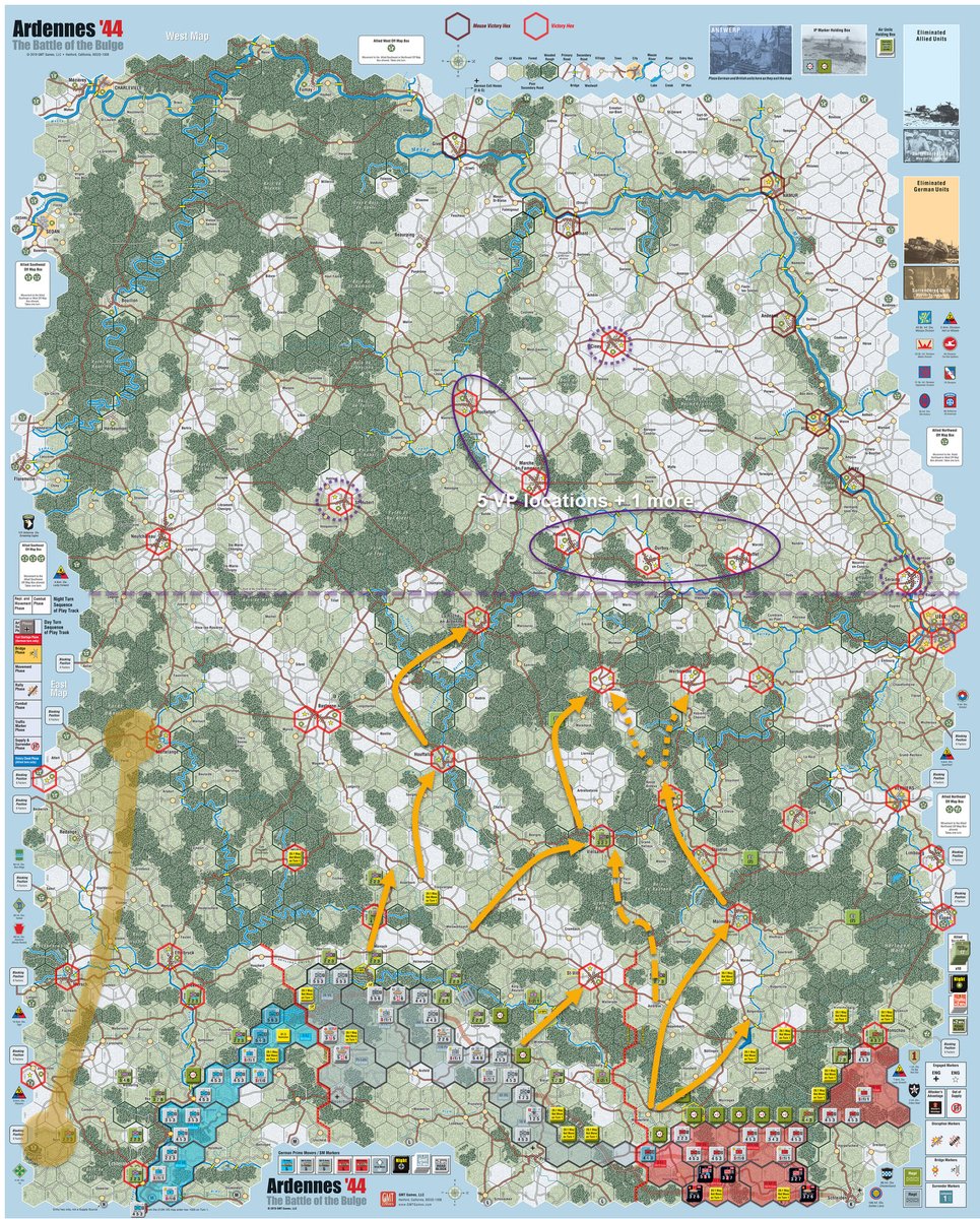 A'44 is one of Simonitch's most popular titles in the 'ZOC Bond Series. I've now played several times.  The game rules, units strengths and mechanics are all heavily weighted for a on rails experience. 

Its my least favorite and I now know it wont hit the table again. Just feed