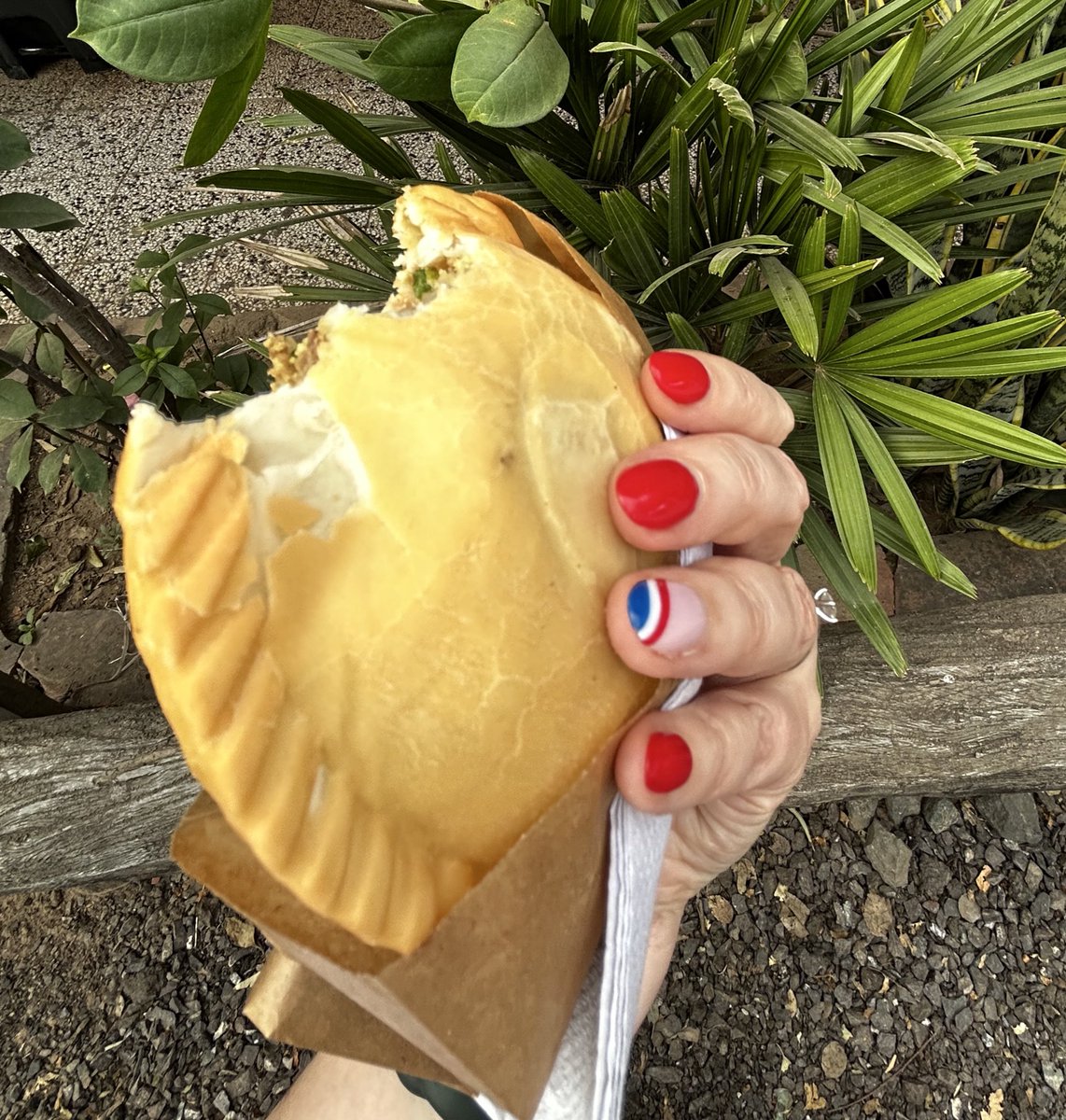 Hace unos días les pedí sugerencias para conocer más este hermoso país y agradezco sus ideas.

¡Por fin voy a conocer el Chaco paraguayo hoy! 🚗 

Empezamos la aventura en el tradicional Parador Pirahu en Pozo Colorado.

¡No hay mejor excusa para probar sus famosas empanadas! 😋