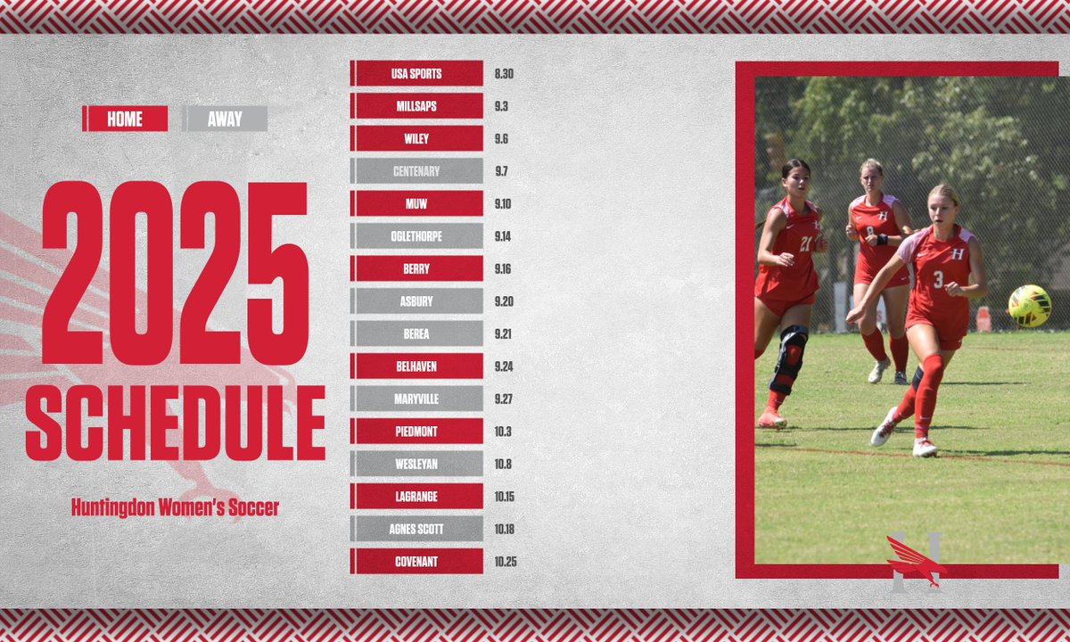 Huntingdon Athletics (@hchawkssports) on Twitter photo Who's ready for some Hawks Soccer?!
Come out to the Samford Soccer Complex on August 30th to catch <a href="/HuntingdonWSOC/">Huntingdon College WSOC</a> in their regular season opener!
#hawkem Who's ready for some Hawks Soccer?!
Come out to the Samford Soccer Complex on August 30th to catch <a href="/HuntingdonWSOC/">Huntingdon College WSOC</a> in their regular season opener!
#hawkem