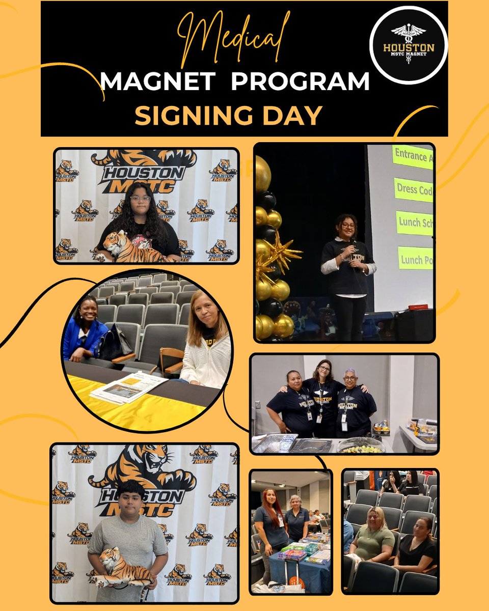 Welcome to Our Newest Medical Magnet Students! This past Saturday, we proudly celebrated our incoming class of future healthcare professionals at Medical Magnet Signing Day!  Welcome Tigers. Bienvenidos Tigres!