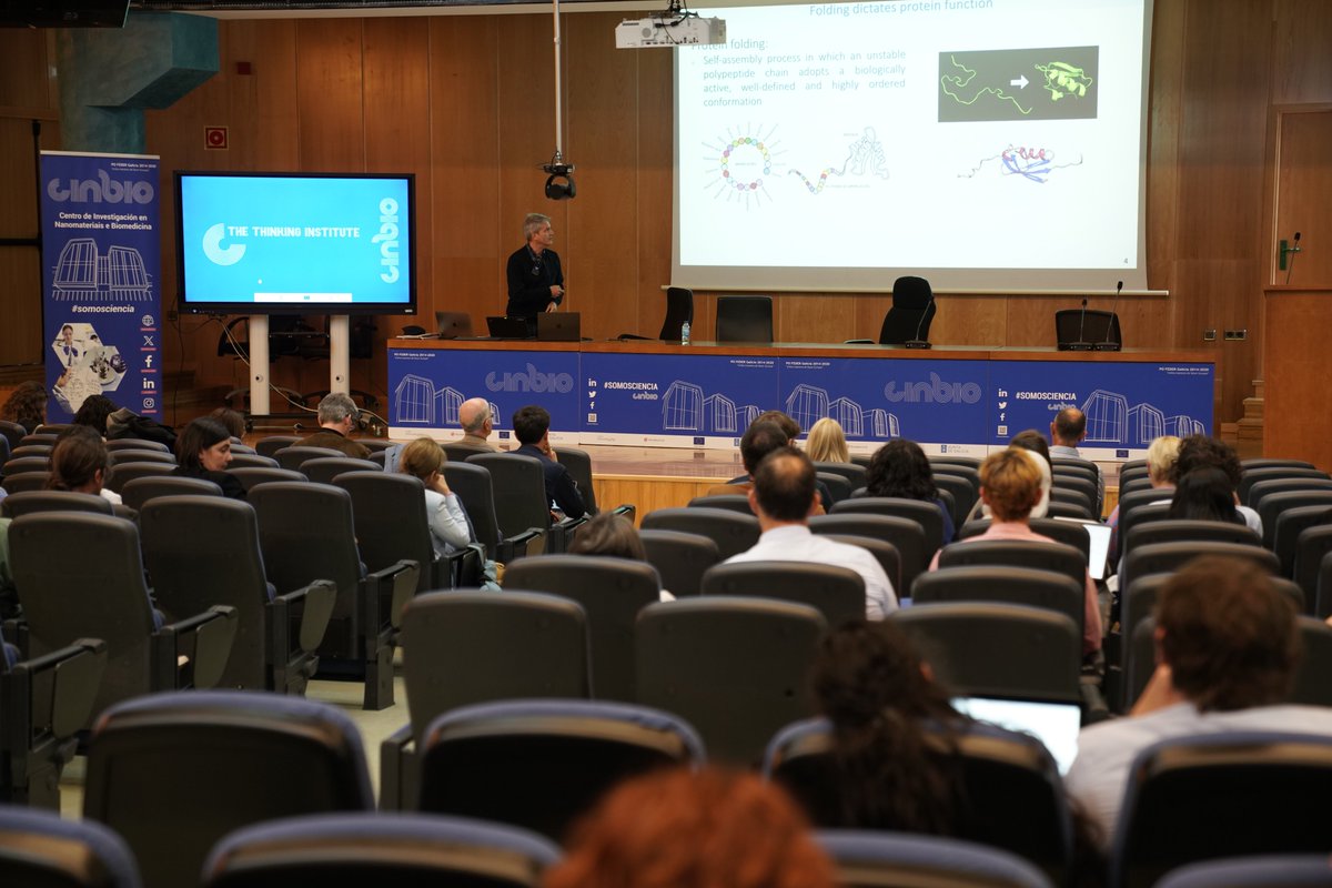 CINBIO (@cinbio_uvigo) on Twitter photo #TheThinkingInstitute| Now we have the opportunity to listen to Dr. Gustavo Bodelón, from CINBIO, with his talk “Bacterial amyloids: From pathogenesis to self-assembled functional biomaterials”.
Thank you for such an interesting talk!
#EUFunds #SomosCIGUS #teamCINBIO #HR <a href="/uvigo/">Universidade de Vigo</a> #TheThinkingInstitute| Now we have the opportunity to listen to Dr. Gustavo Bodelón, from CINBIO, with his talk “Bacterial amyloids: From pathogenesis to self-assembled functional biomaterials”.
Thank you for such an interesting talk!
#EUFunds #SomosCIGUS #teamCINBIO #HR <a href="/uvigo/">Universidade de Vigo</a>