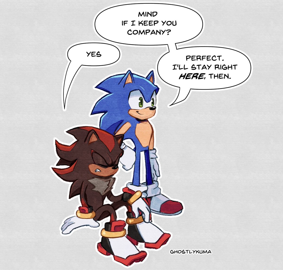a little silly
#SonicTheHedgehog #ShadowTheHedgehog #sonadow