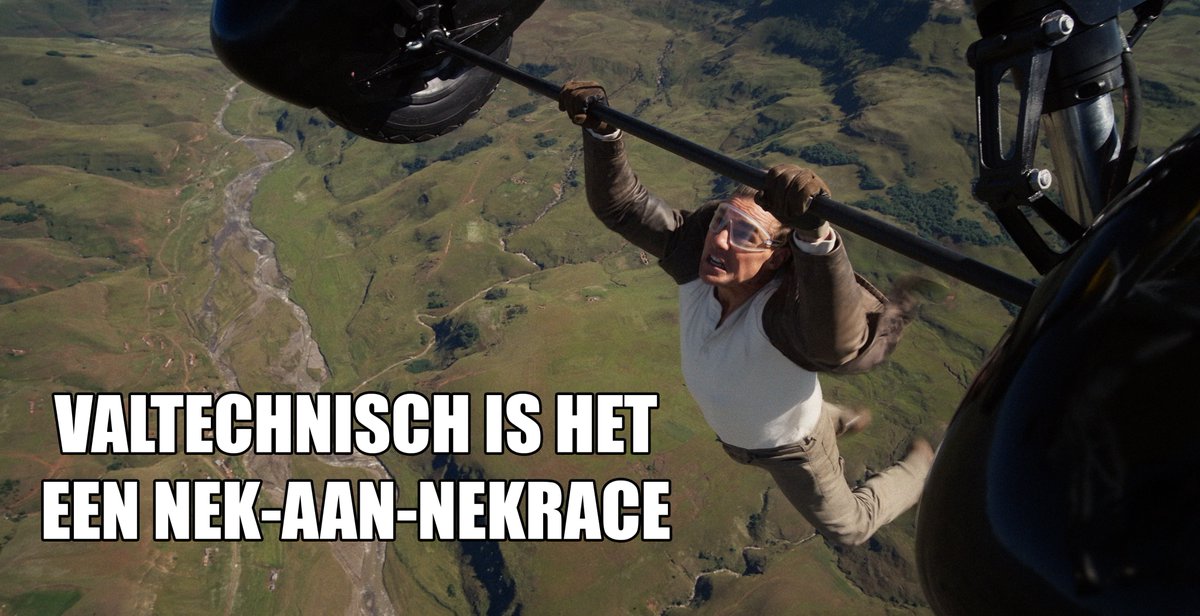 Foroxity's tweet image. De val van Tom Cruise is spectaculair. Die van het kabinet pijnlijk voorspelbaar...
#MissionImpossible #FinalReckoning #NuTeZien #Foroxity