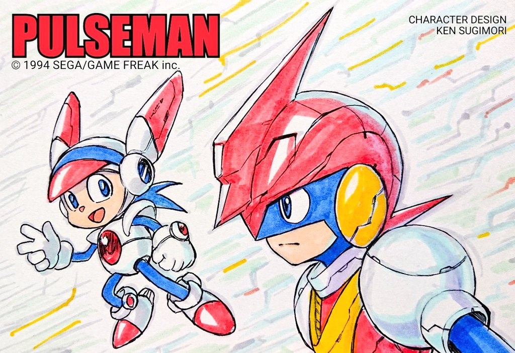 あ、日付変わる前にセガキャラの過去絵ポストしておこう！おめでとうございますセ〜ガ〜！
#セガの誕生日 #SEGAbday