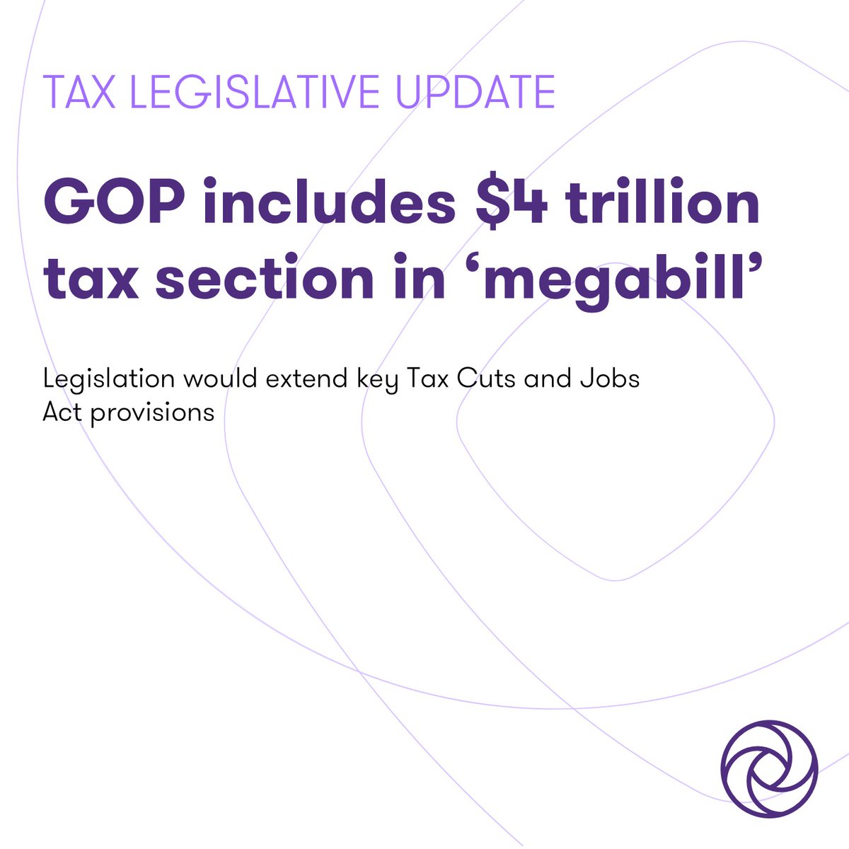 The Republican House has endorsed a "megabill" containing a nearly $4T tax section: making the 199A deduction permanent at 23%, restoring bonus depreciation and locking in individual rates. Explore the potential impact on your #TaxStrategy. gt-us.co/4kATgW6