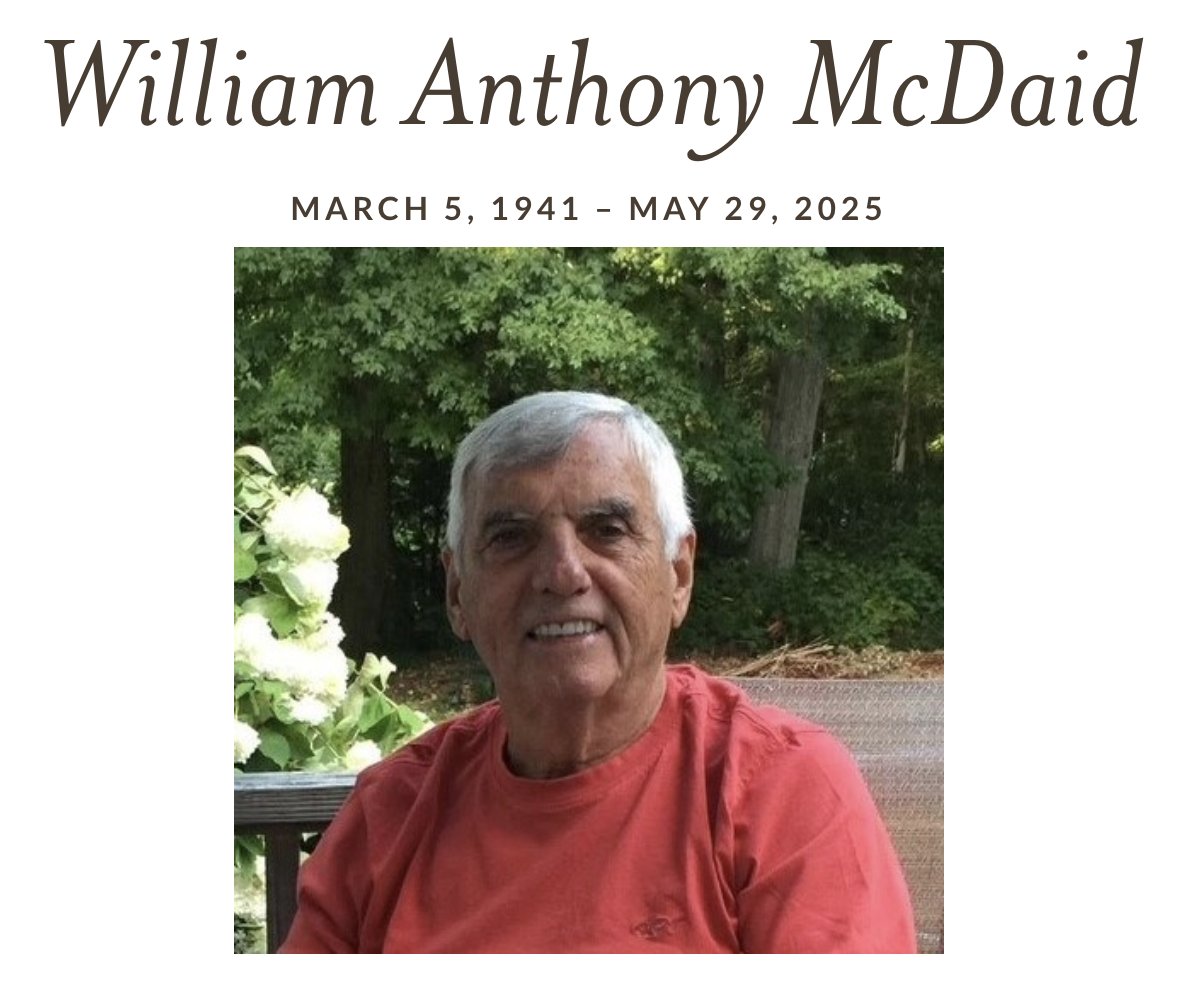 The IBO of NY sends condolences to the family &amp; friends of Bill McDaid who passed on May 29 in Kingwood, TX.  As the 11th IBO President serving in 1992, Bill led with passion as our organization grew in numbers and influence. Ar dheis Dé go raibh a anam. shorturl.at/EunoZ
