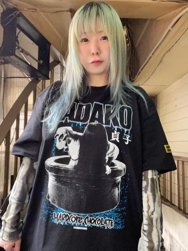 貞子 リング 長袖Tシャツ ロンT ハードコアチョコレート 呪怨