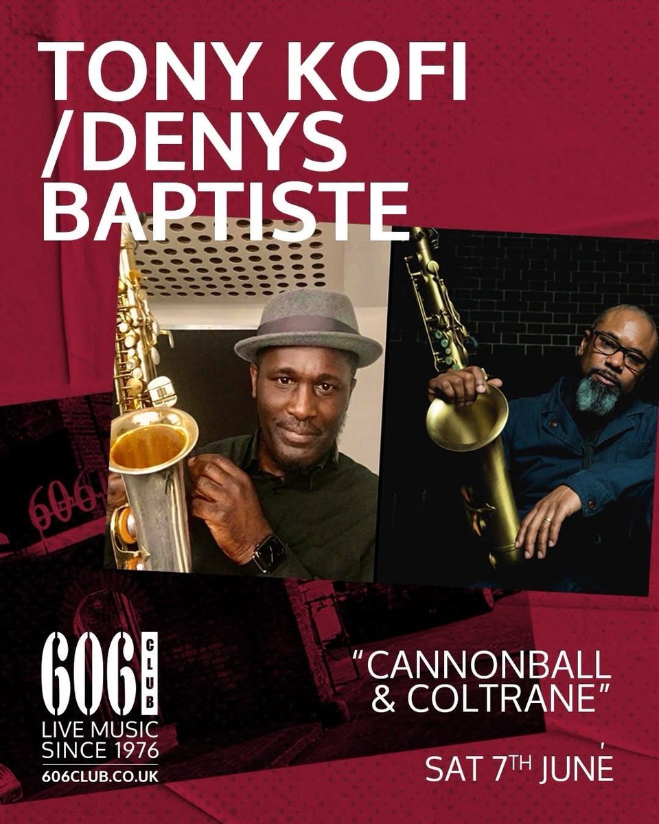 Catch Tony at The Six in Chelsea this Saturday..