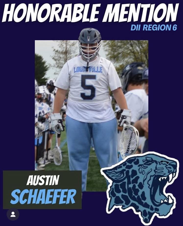Congrats to our hardworking boys lax goalie on the honor!