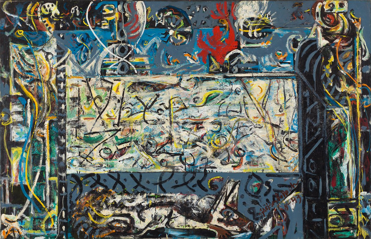 ジャクソン・ポロック （Jackson Pollock、1912-1956） 『秘密の守護者