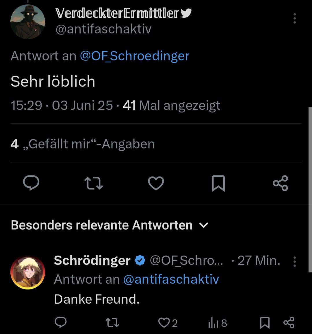 Mausi Schmausi #SiffcoreBande (@mausischmausii) on Twitter photo Es ist immer wieder schön <a href="/OF_Schroedinger/">Schrödinger</a> dabei zuzusehen, wie er neue Freunde findet.
Wer kommt als nächstes? <a href="/Dunwallington/">Nachtwächter/Parasitenwächter🎃🍍💚</a> du vielleicht? Es ist immer wieder schön <a href="/OF_Schroedinger/">Schrödinger</a> dabei zuzusehen, wie er neue Freunde findet.
Wer kommt als nächstes? <a href="/Dunwallington/">Nachtwächter/Parasitenwächter🎃🍍💚</a> du vielleicht?