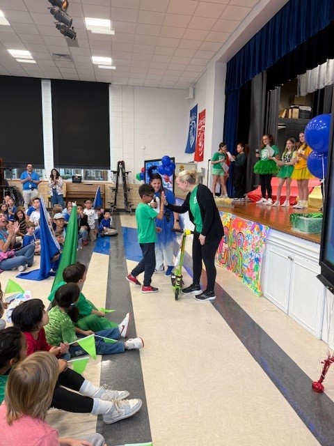 Here's the <a href="/Crestview_HCPS/">Crestview Elementary School</a> <a href="/HenricoSchools/">Henrico Schools</a> winner of the PASS Program (Perfect Attendance Spells Success) scooter donated by <a href="/CoferInsurance/">Cofer Insurance</a> <a href="/HoraceMann/">Horace Mann</a> <a href="/AmyCashwell/">Amy Cashwell</a>.  He'll be cruising all summer long!  🙂