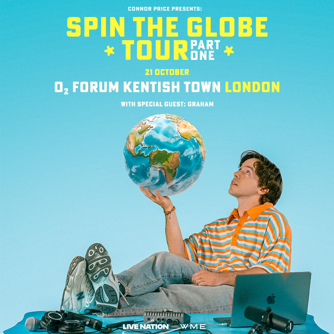 O2 Forum Kentish Town (@o2forumktown) on Twitter photo Independent artist <a href="/ConnorPrice_/">Connor Price</a> heads out on his first-ever headlining international tour, 'Spin the Globe Tour: Part One', stopping by here on Tue 21 Oct.
Get 48-hour early access Priority Tickets from 10am Wed 04 Jun ๐ amg-venues.com/6SWa50W3lPz #O2Priority #ConnorPrice Independent artist <a href="/ConnorPrice_/">Connor Price</a> heads out on his first-ever headlining international tour, 'Spin the Globe Tour: Part One', stopping by here on Tue 21 Oct.
Get 48-hour early access Priority Tickets from 10am Wed 04 Jun ๐ amg-venues.com/6SWa50W3lPz #O2Priority #ConnorPrice