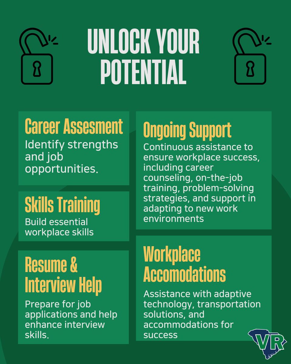 thescvrd's tweet photo. Looking for employment support and career guidance? SCVRD provides resources to help individuals with disabilities build skills, find opportunities, and achieve their goals.
Learn more at https://t.co/vl6M76ZvGi. #SCVRD #CareerSuccess #OpportunitiesForAll https://t.co/VbGQ1q7dqb