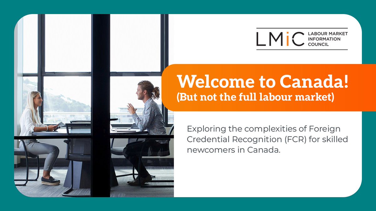 Welcome to Canada! (But not the full labour market)

Exploring the complexities of foreign credential recognition for skilled newcomers in Canada. bit.ly/3FEXTPY

#CdnLMI #CdnEcon