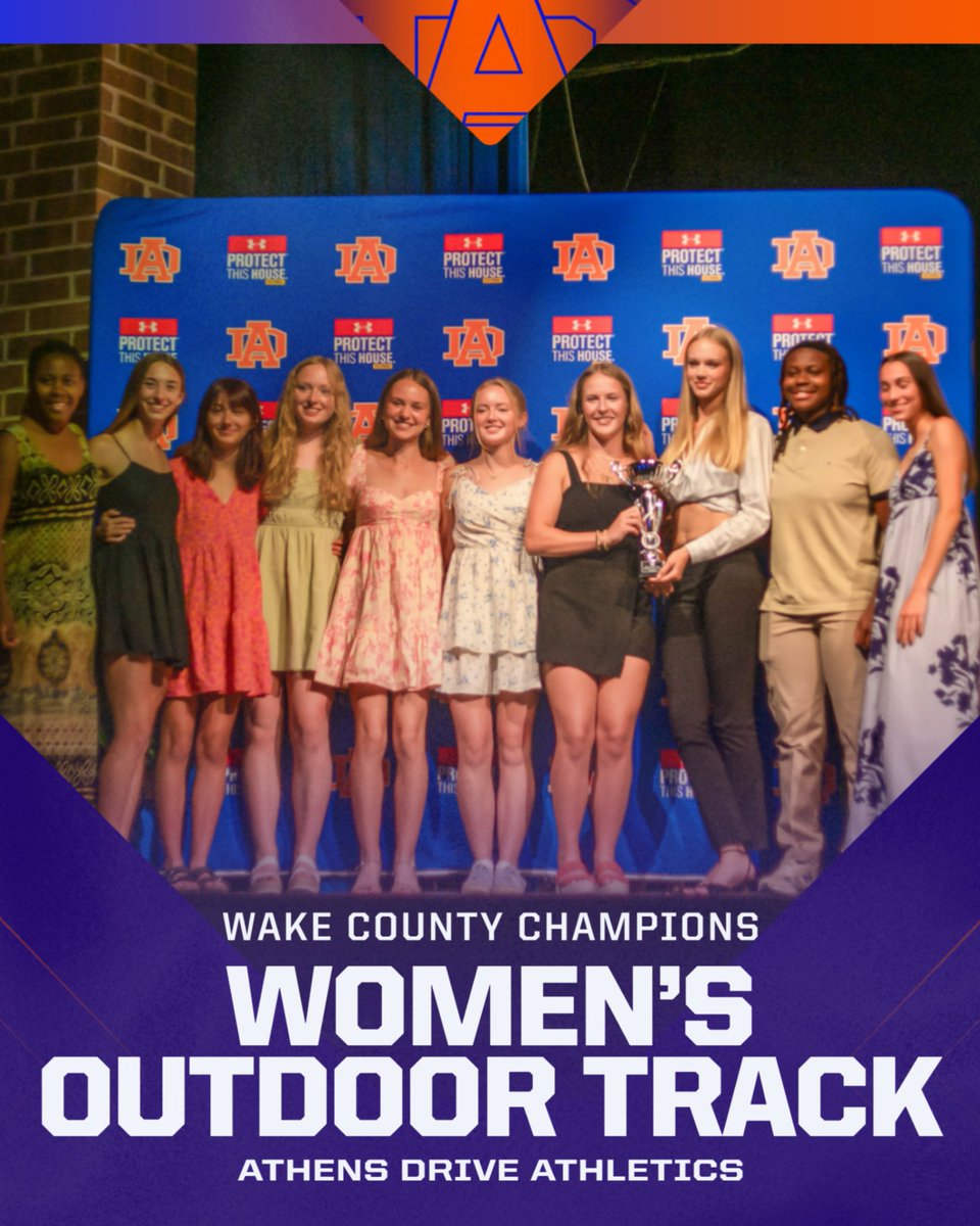 Congratulations to Women's Outdoor Track for winning the Wake County Meet!