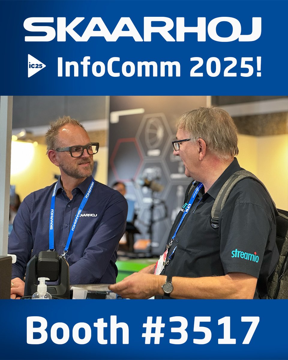 We’re heading to Orlando! 

SKAARHOJ will be exhibiting at InfoComm 2025, and we’d love to see you there.

You can join us for free with our Guest Code: SKA904

📍 Orange County Convention Center – West Building

📅 June 11–13 

📌 Orlando, Florida