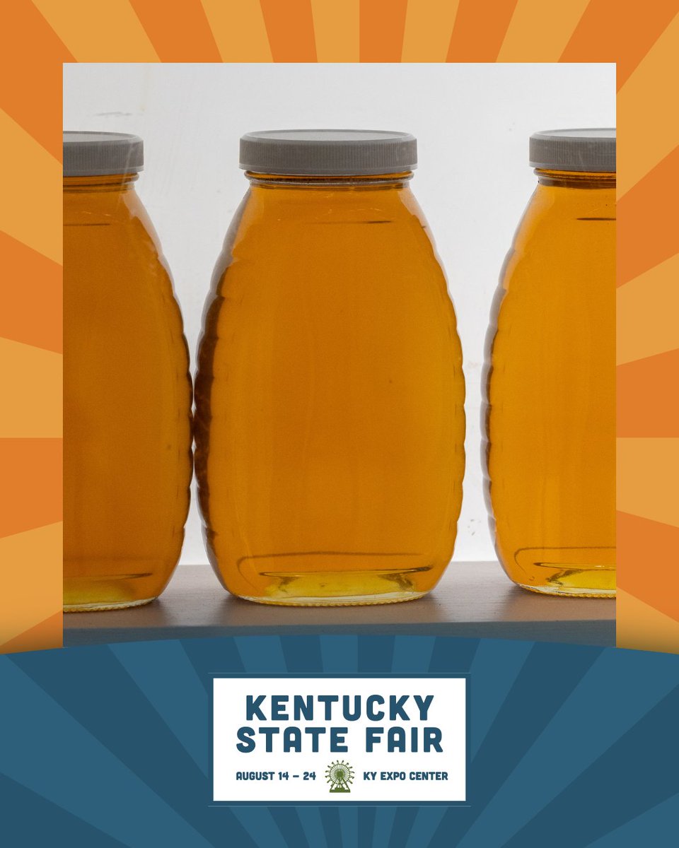 kystatefair's tweet image. There aren't many things sweeter than honey other than bringing home a blue ribbon. Check out our Bees & Honey department and enter now: go.kyvenues.com/437QOPT