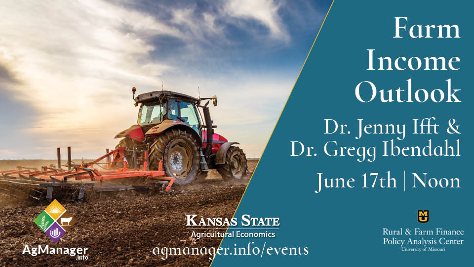 K-State Ag Economics (@kstateagecon) on Twitter photo Join us for a 2025 Kansas Farm Income Outlook webinar on June 17th at noon. Register online at agmanager.info/events/kansas-…
<a href="/RaFFfinance/">Rural & Farm Finance Policy Analysis Center (RaFF)</a> <a href="/jeifft/">Jenny Ifft</a> <a href="/ibendahl/">Greg Ibendahl</a> <a href="/AgManagerInfo/">AgManager.info</a> Join us for a 2025 Kansas Farm Income Outlook webinar on June 17th at noon. Register online at agmanager.info/events/kansas-…
<a href="/RaFFfinance/">Rural & Farm Finance Policy Analysis Center (RaFF)</a> <a href="/jeifft/">Jenny Ifft</a> <a href="/ibendahl/">Greg Ibendahl</a> <a href="/AgManagerInfo/">AgManager.info</a>