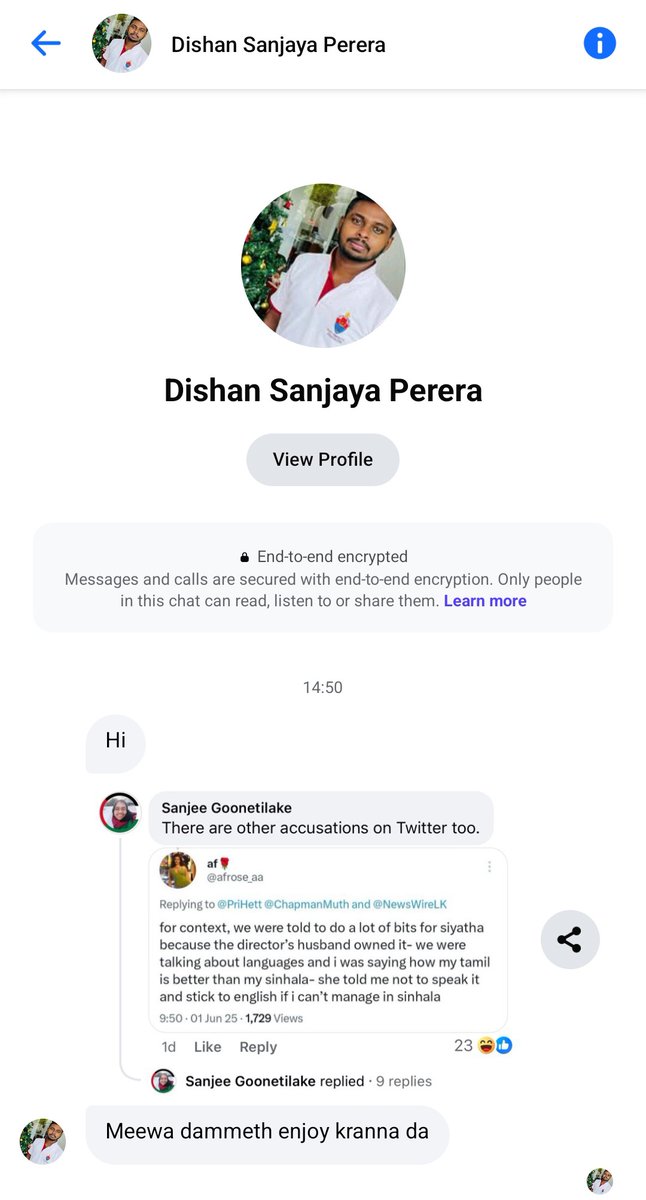 nomadic_sanjee's tweet photo. These are the comments of one young man on Facebook. Within 5 minutes he sends me a FB request &amp; a personal message. This #AnudiGate is bringing out all the "triggers" hidden under #BeautyPatriotism in #SriLanka.

Weird creepy incel behaviour. https://t.co/INxQCmjtBz