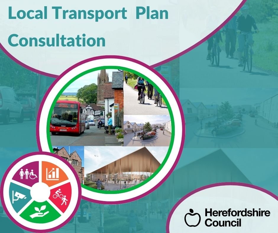 It’s the last few days for you to have your say on the draft Local Transport Plan Consultation and help us set the transport priorities across Herefordshire
Take part by June 5 🔽 
orlo.uk/dHIMd