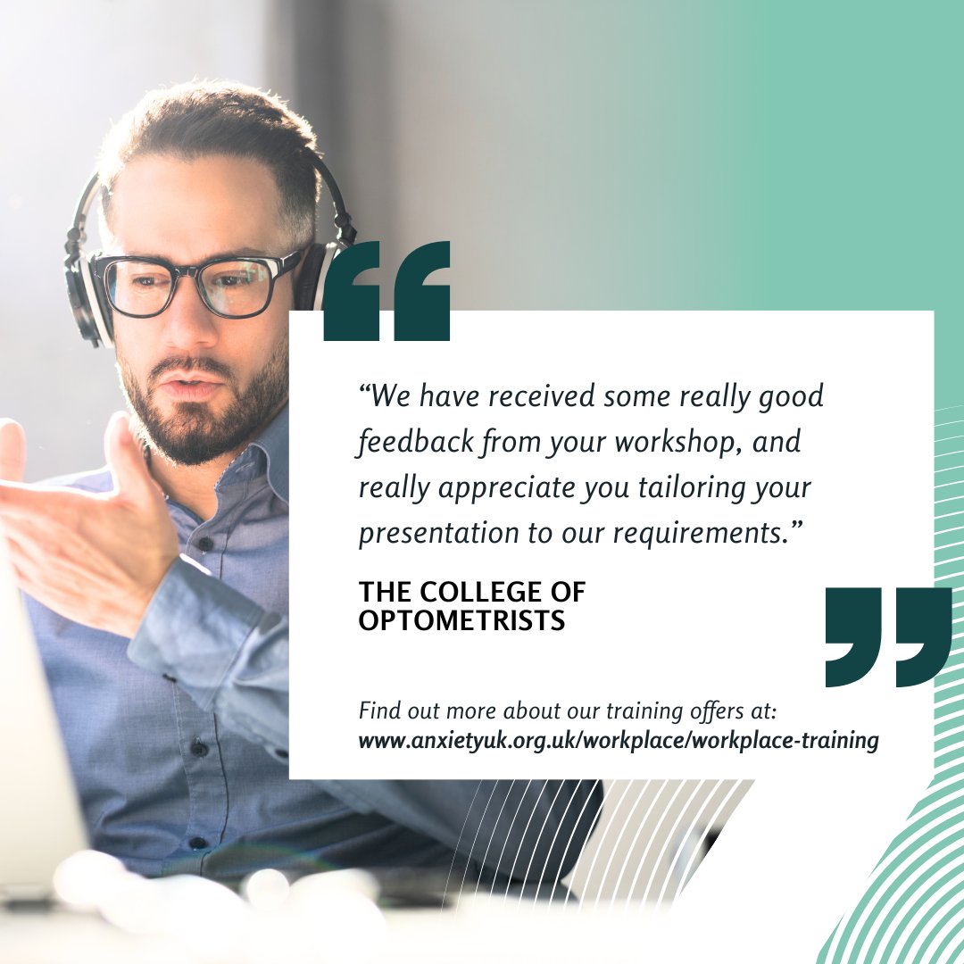 Support your employees mental health with our #workplacetraining. With multiple training packages available for a variety of workplaces, we deliver to you and your team ways to best manage #stress and #anxiety at work.

Book your training with us here:
anxietyuk.org.uk/workplace/work…