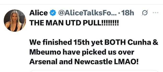 You are seeing the "Man Utd pull" in full effect here.
