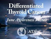 AmThyroidAssn's tweet image. June is Differentiated Thyroid Cancer Awareness Month. Learn more - Thyroid Health Blog: Advanced Radioactive Iodine Refractory-Differentiated Thyroid Cancer: Current Management Perspectives
ow.ly/tUhk50W2yIC
#DTCThyroidAwarenessMonth @thyroidjournal @clinicalthyroid