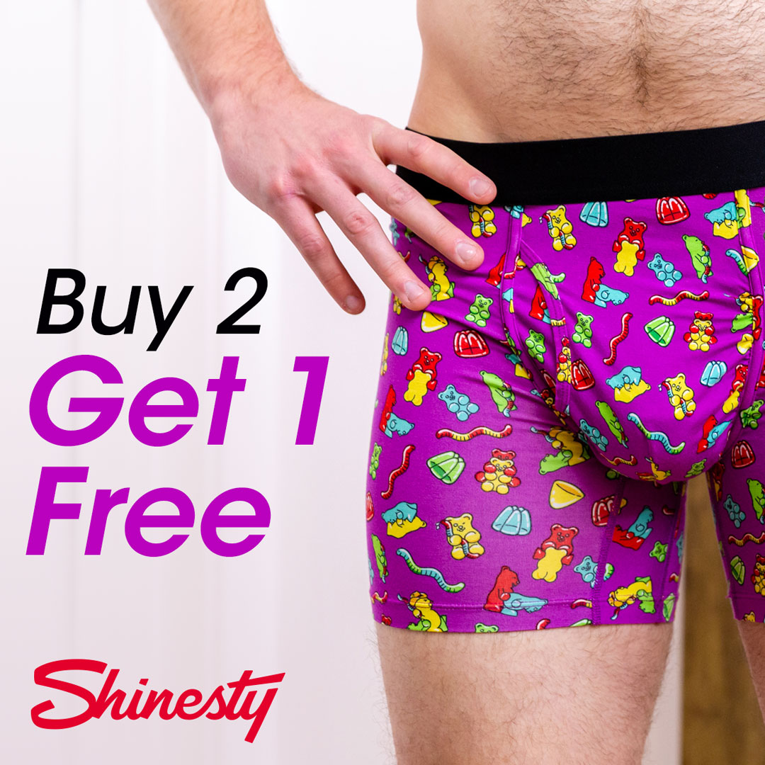 🍑 Your boys deserve the best.
Buy 2 Shinesty Boxers, Get 1 FREE — all June long.
Soft. Bold. Ridiculously comfy.
🛒 cirillas.com/shinesty/
#Shinesty #MensUnderwear #JuneSale #Buy2Get1 #CheekyDeal