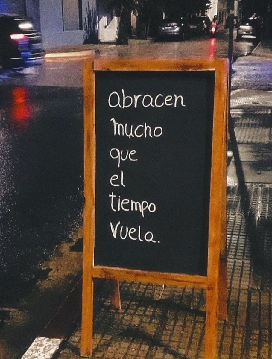 el tiempo vuela.