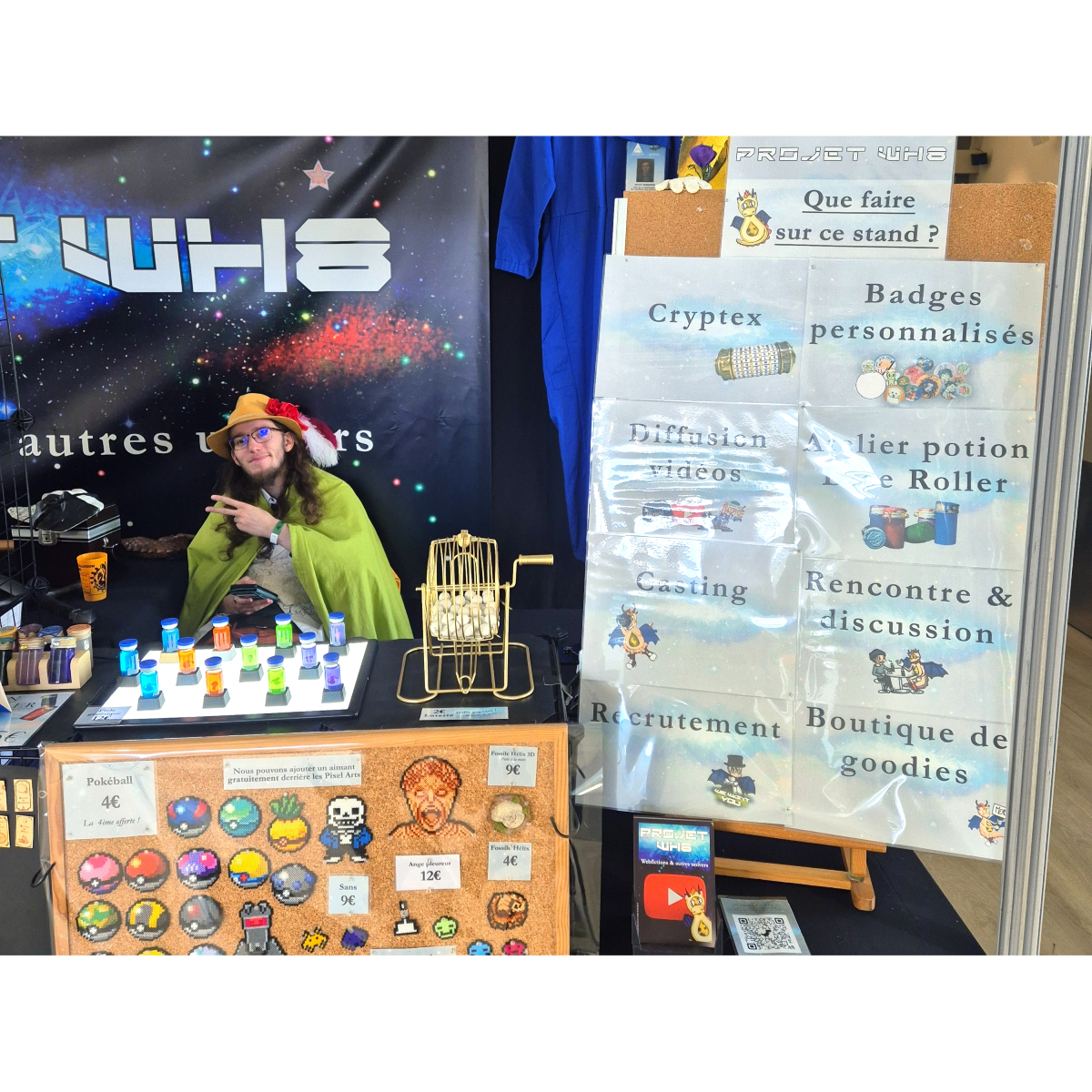 Déjà une dizaine de jours depuis la fin du TGS Springbreak !

Merci à tous pour ce weekend, des organisateurs aux visiteurs ! 

Le cryptex a été ouvert une fois par Obyron31, qui a trouvé le mot "Indice" !
Après cela, personne n'a su découvrir le mot "Pixels".