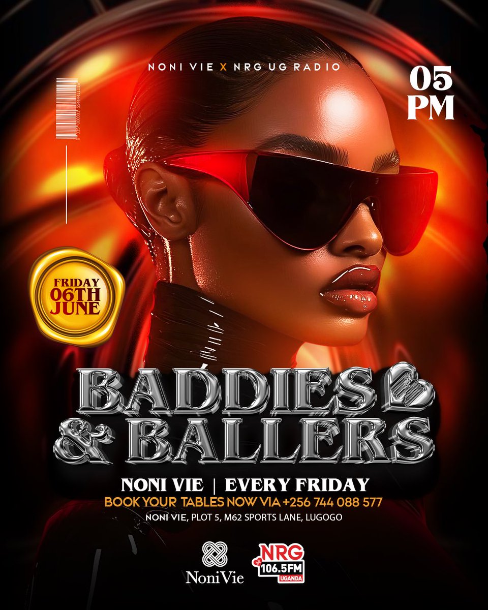 Kampala is a city of ballers &amp; Baddies and we’re bringing them together this Friday at Kampala’s premium night spot - <a href="/NonivieK/">Nonivie Club & Lounge</a> 

Make your reservations now, let’s get the party started 💃

#NRGRadioUG