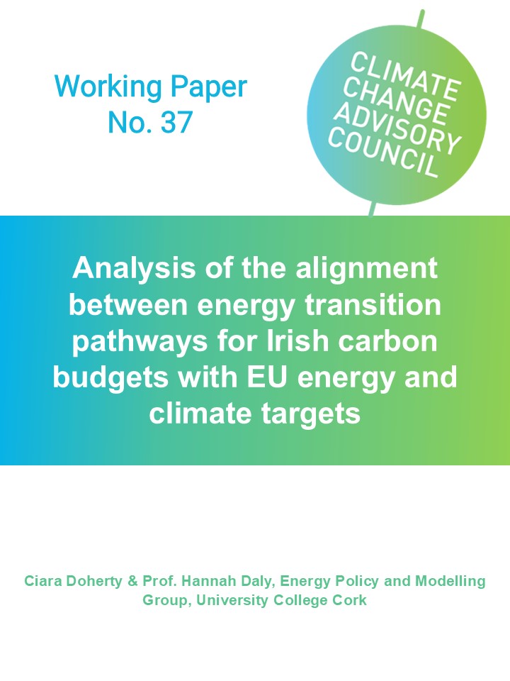 Climate Change Advisory Council Ireland (@ccacireland) on Twitter photo <a href="/CCACIreland/">Climate Change Advisory Council Ireland</a> have published Working Paper No. 37 Analysis of the alignment between energy transition pathways for Irish carbon budgets with EU energy and climate targets written by <a href="/UCC/">UCC Ireland</a> 's Ciara Doherty and <a href="/HannahEDaly/">Hannah Daly</a> You can find the publication here tinyurl.com/22ec9nsh ⬇️ <a href="/CCACIreland/">Climate Change Advisory Council Ireland</a> have published Working Paper No. 37 Analysis of the alignment between energy transition pathways for Irish carbon budgets with EU energy and climate targets written by <a href="/UCC/">UCC Ireland</a> 's Ciara Doherty and <a href="/HannahEDaly/">Hannah Daly</a> You can find the publication here tinyurl.com/22ec9nsh ⬇️