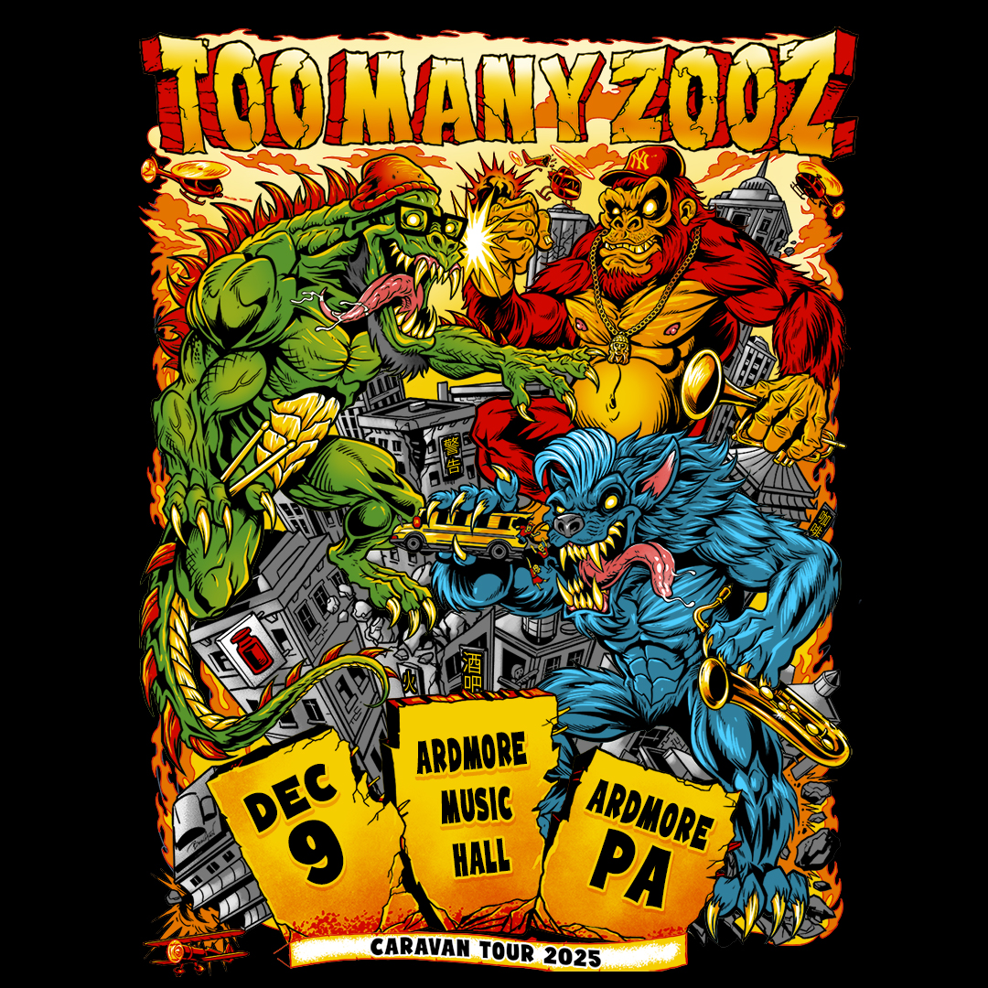 Brooklyn-based brass flamethrower <a href="/TooMany/">toomany</a> Zooz bring the heat to Philly on 12/9 💥🎷

🎟️ tixr.com/pr/social/1455…
