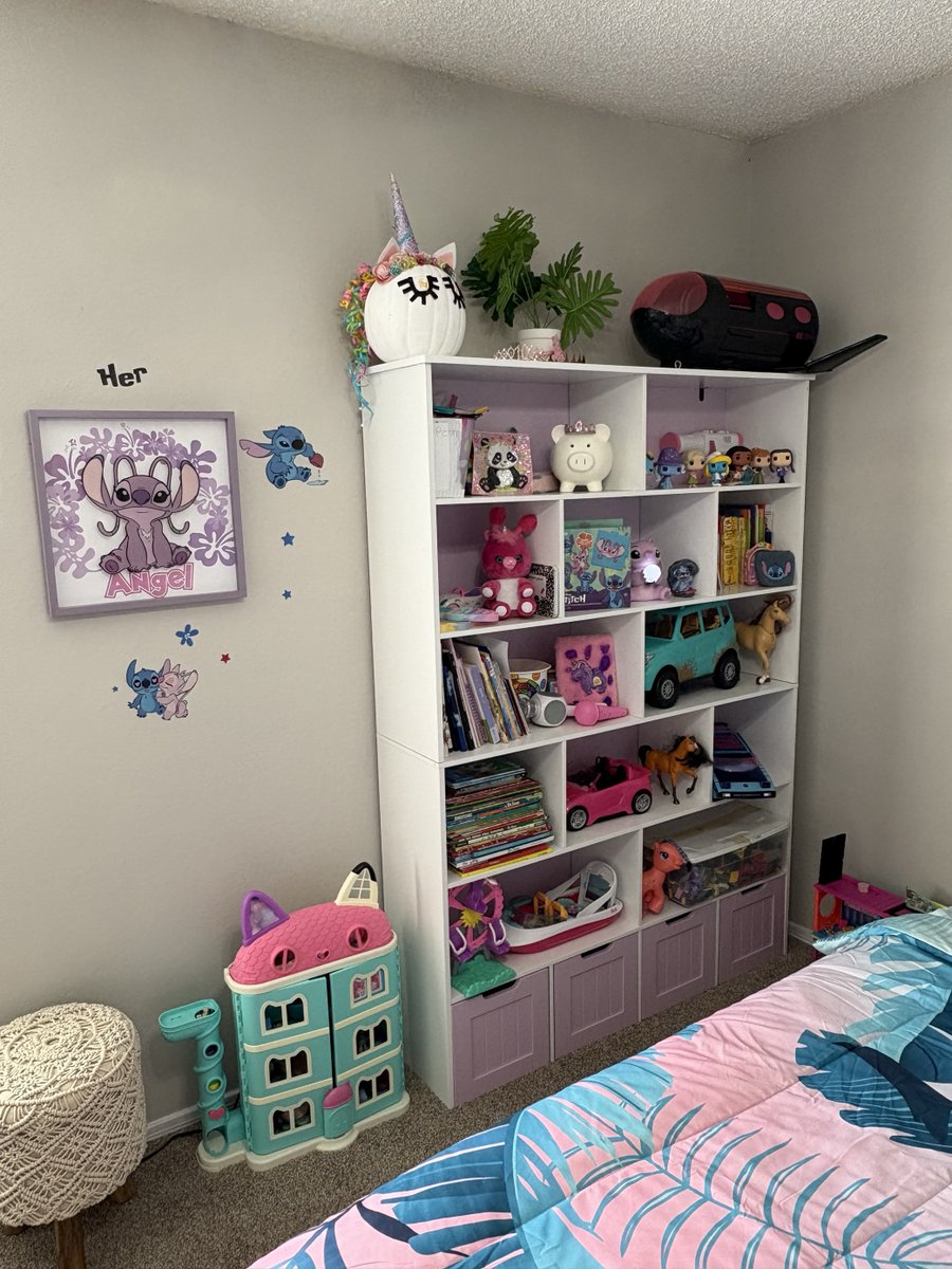 afc_tarrant's tweet image. Last week, we made over a bedroom for a BIG "Lilo & Stitch" fan!