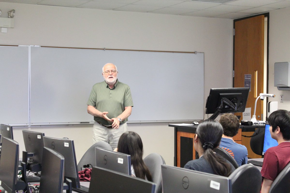 TAMUstats's tweet image. πβοΈ Day 1 of #StatCamp2025 kicked off strong with a keynote from Dr. Aburweis, a welcome by department head Dr. Vidakovic, and an intro to R from Mr. Andros. Excited for a summer of stats & discovery! π»π
#StatCamp2025 #DataScience #RProgramming #TAMUStats #Statistics