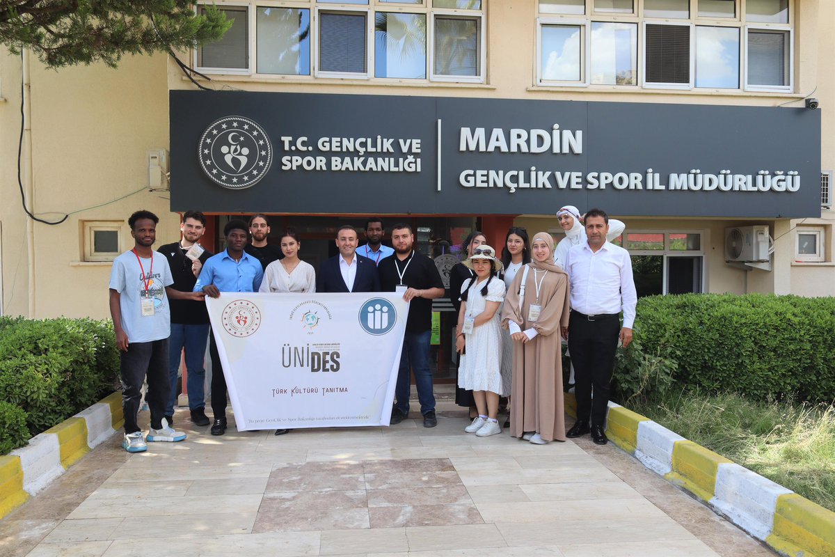 Beytullah Birlik (@beytullahbirlik) on Twitter photo UNİDES Projesi kapsamında Mardin’e gelen İnönü Üniversitesi Uluslararası Öğrenci Topluluğunu il müdürlüğümüzde ağırladık. Kıymetli gençlerimize nazik ziyaretlerinden dolayı teşekkür ederim.
<a href="/OA_BAK/">Dr. Osman Aşkın Bak</a> <a href="/eminogluenes/">Dr. Enes Eminoğlu</a> <a href="/tuncay_akkoyun/">Tuncay Akkoyun</a> <a href="/enes_efendioglu/">Dr. Enes Efendioğlu</a> UNİDES Projesi kapsamında Mardin’e gelen İnönü Üniversitesi Uluslararası Öğrenci Topluluğunu il müdürlüğümüzde ağırladık. Kıymetli gençlerimize nazik ziyaretlerinden dolayı teşekkür ederim.
<a href="/OA_BAK/">Dr. Osman Aşkın Bak</a> <a href="/eminogluenes/">Dr. Enes Eminoğlu</a> <a href="/tuncay_akkoyun/">Tuncay Akkoyun</a> <a href="/enes_efendioglu/">Dr. Enes Efendioğlu</a>