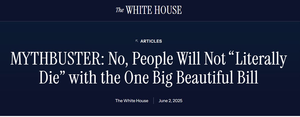 my "the MAGA bill won't literally kill you" website is raising a lot of questions already answered by the website