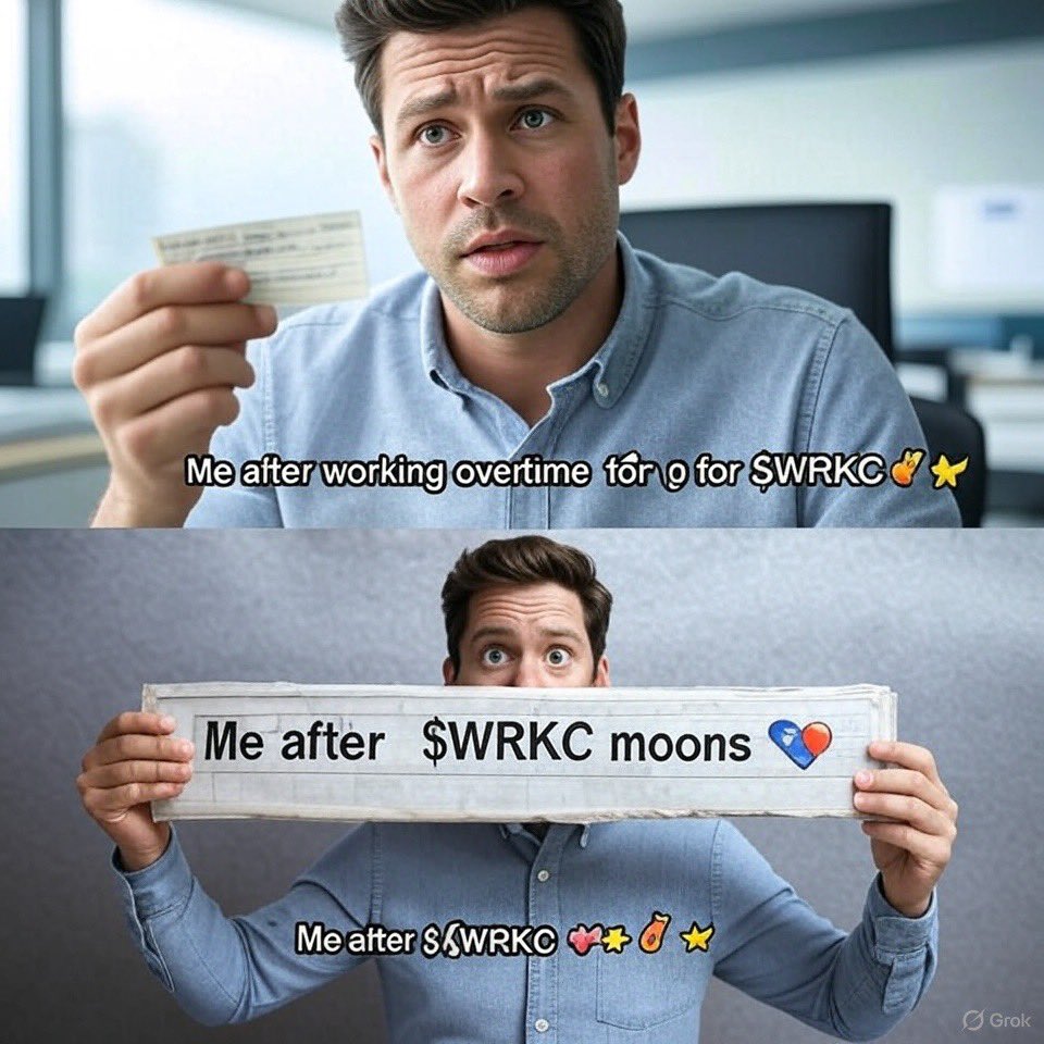 faithiaorjiugo's tweet image. &quot;Work hard, dream big with $WRKC! 😂💸🚀 #WorkerrApp #WRKC @WorkerrApp