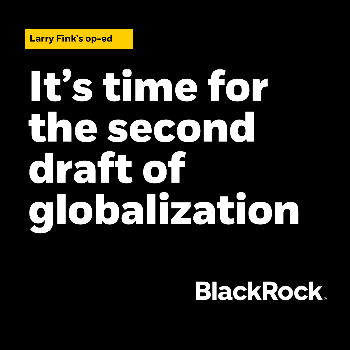 BlackRock Nederland (@blackrock_nl) on Twitter photo BlackRock Chairman and CEO Larry Fink writes that markets are uniquely suited to transforming global growth into local wealth, and in Europe, there’s growing momentum to remove barriers holding capital back.
Read more from his latest op-ed in the <a href="/FT/">Financial Times</a> : on.ft.com/4kGO3vQ BlackRock Chairman and CEO Larry Fink writes that markets are uniquely suited to transforming global growth into local wealth, and in Europe, there’s growing momentum to remove barriers holding capital back.
Read more from his latest op-ed in the <a href="/FT/">Financial Times</a> : on.ft.com/4kGO3vQ