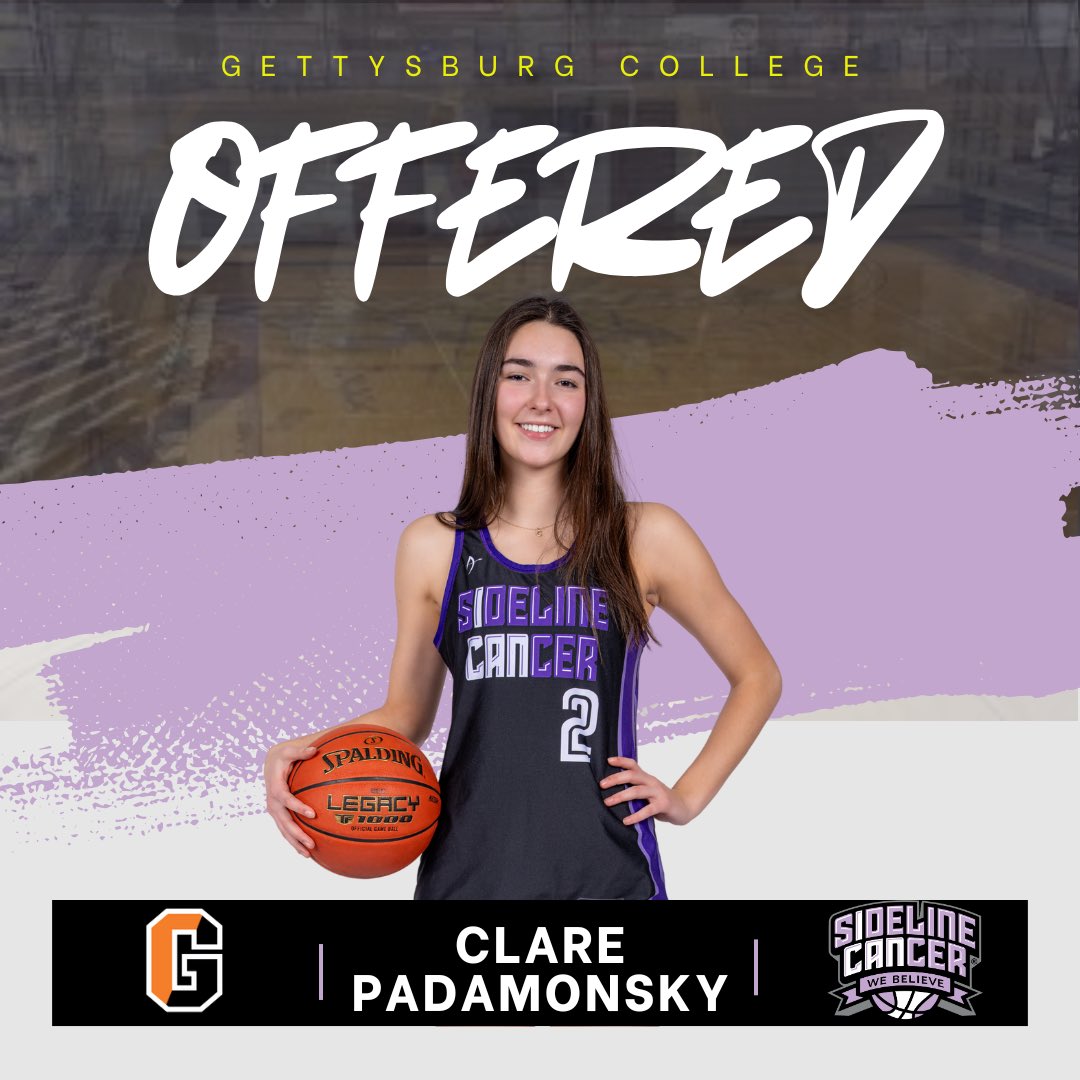 Clare Padamonsky (@clarepadamonsky) on Twitter photo After a great visit, I am so excited to announce that I received an offer from <a href="/GburgWBB/">GburgWBB</a>.
Thank you to Coach <a href="/Nate2coach/">Nate Davis</a> and Coach <a href="/KBadecki/">Kaleigh Badecki</a> for believing in me! 🧡💙 After a great visit, I am so excited to announce that I received an offer from <a href="/GburgWBB/">GburgWBB</a>.
Thank you to Coach <a href="/Nate2coach/">Nate Davis</a> and Coach <a href="/KBadecki/">Kaleigh Badecki</a> for believing in me! 🧡💙