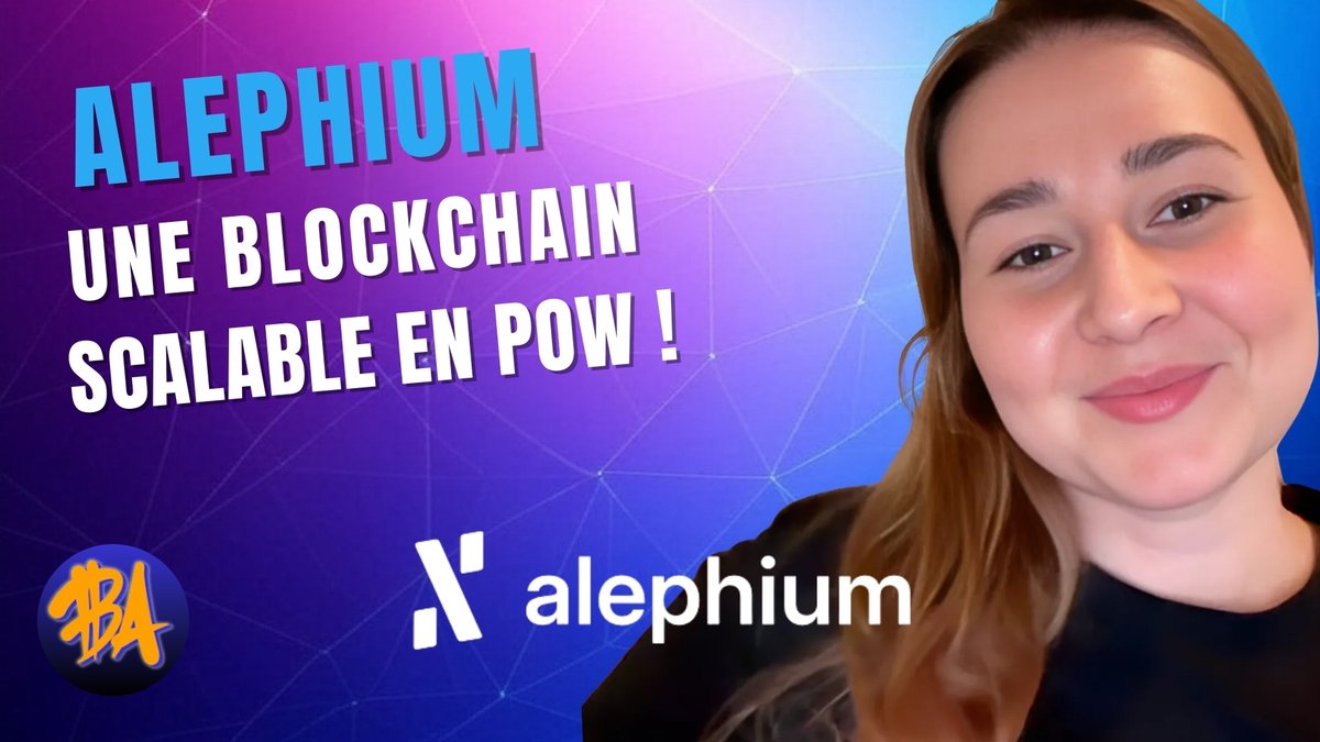 🎙️L’interview de <a href="/MaudBannwart/">ℵ Maud Bannwart</a> d'<a href="/alephium/">Alephium</a> est disponible ! 🔥

Alephium est une blockchain innovante qui allie sécurité, scalabilité et programmabilité grâce au Proof of Work. 

Une approche unique et durable pour un écosystème performant, sans compromis sur la décentralisation