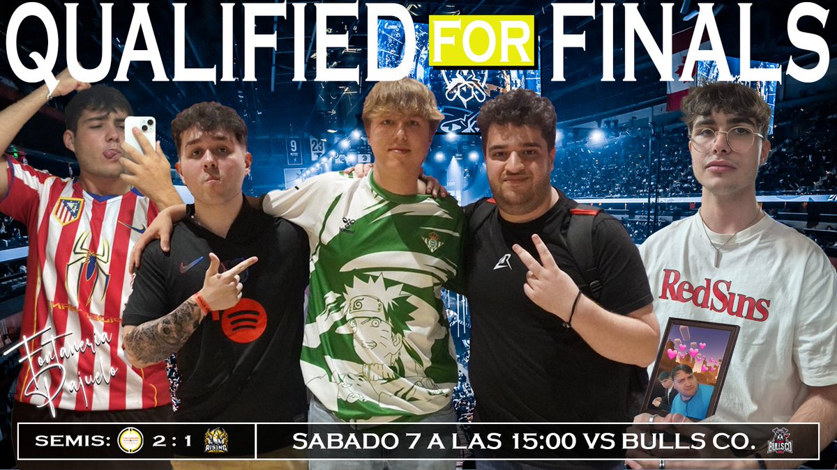 Hemos tenido el twitter muy abandonado, pero de alguna manera u otra hemos llegado a la final. El sábado tenemos una cita con Bulls Co. y nuestro Last Dance, espero que nos acompañéis en la prueba de fuego. GRACIAS por la confianza en nosotros, lo vamos a hacer 🫡