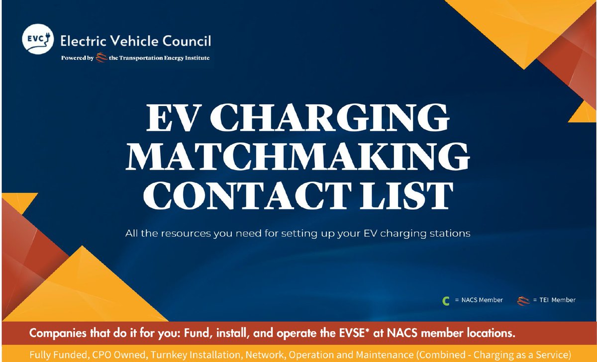 NEWLY UPDATED!

The Charging Analytics Program (CAP) provides numerous resources to help educate and guide you through the process of installing EV chargers.

Sign up for the latest list here: bit.ly/3xp57Dy

#electricvehicles #EVChargingStation