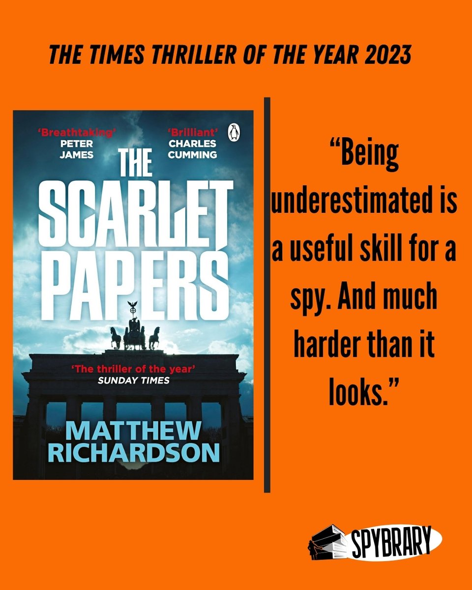 The Times called it one of the year’s best spy reads.
What’s your verdict?
📷 Top-tier thriller
📷 Decent but overhyped
📷 Didn’t work for me
Not read it yet but will do now!

#thrillerbooks #spybrary