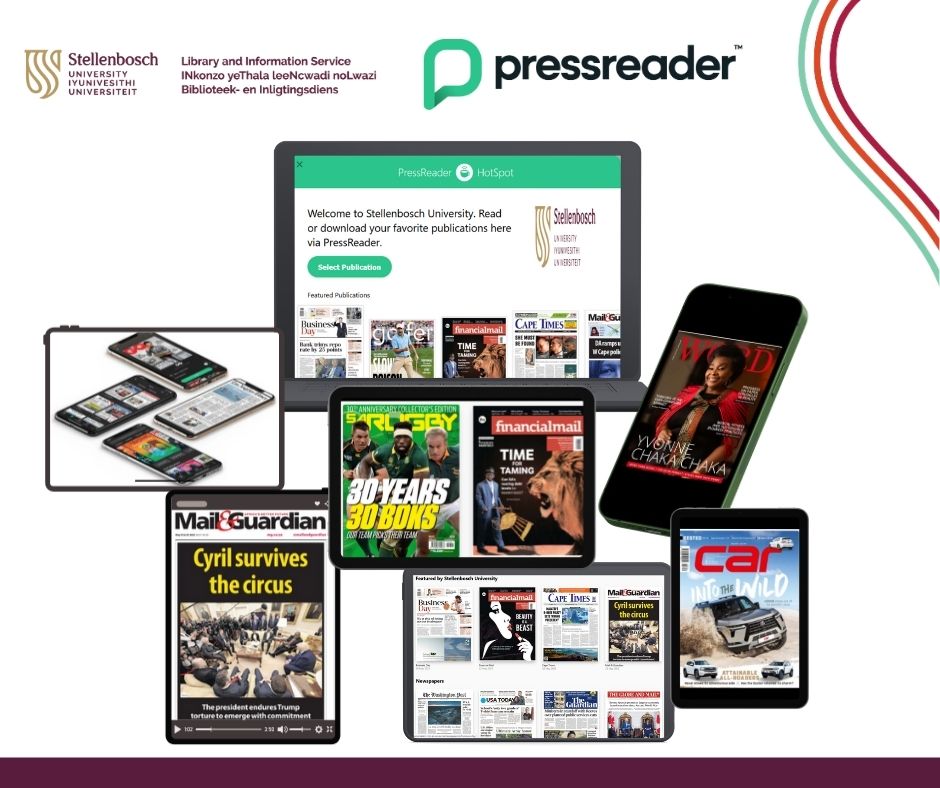 Exams got you stressed? 📚
Take a quick break with PressReader — 7,200+ top newspapers &amp; mags worldwide, incl. 200+ from SA 🌍🗞️

💡 A good read = the perfect study break!
👉 Access via A–Z Databases: www-pressreader-com.ez.sun.ac.za/catalog

#StudyBreak  #PressReader